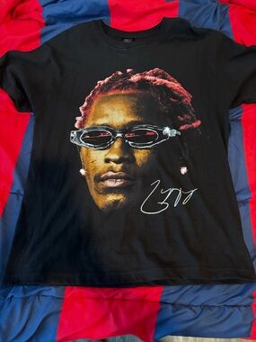 Black Young Thug Graphic Tee